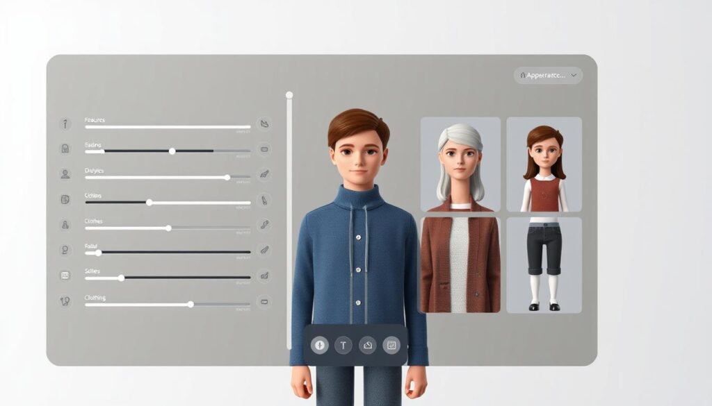 AI avatar customization features