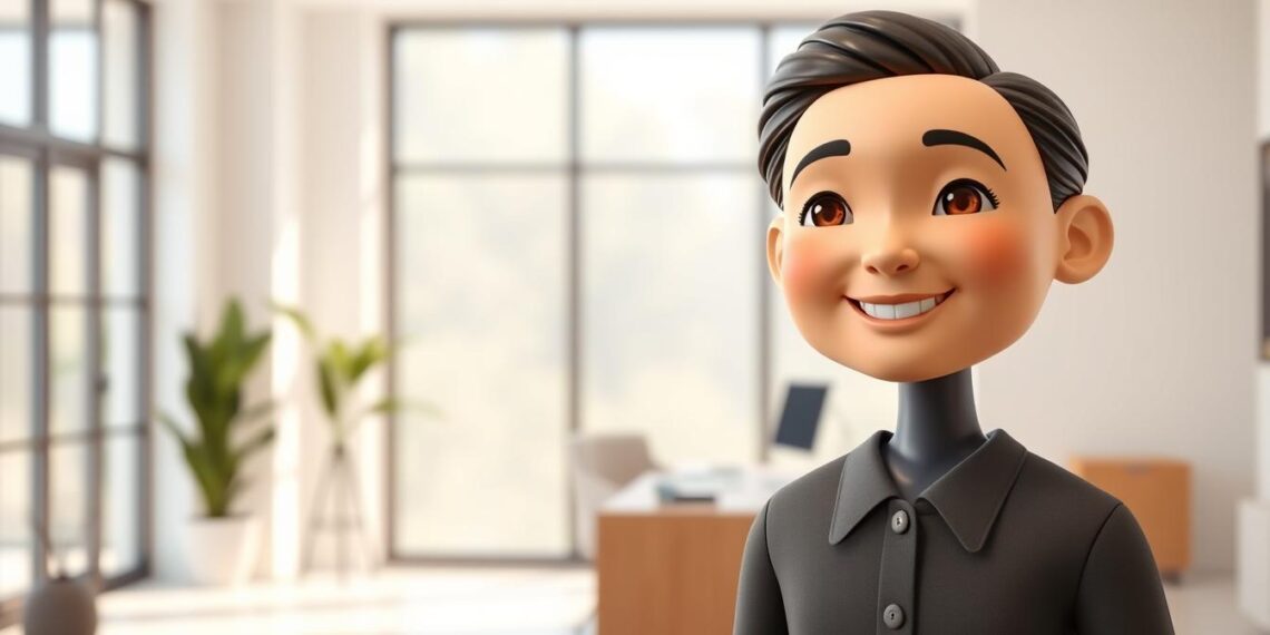 Talking AI avatar for websites